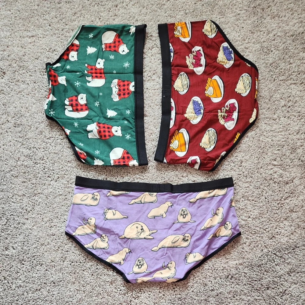 MeUndies set of 3 women's hipsters NEW - Picture 1 of 3